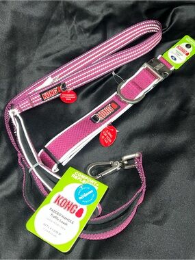 Kong ®️ Padded Handle Traffic Leash and Collar Set